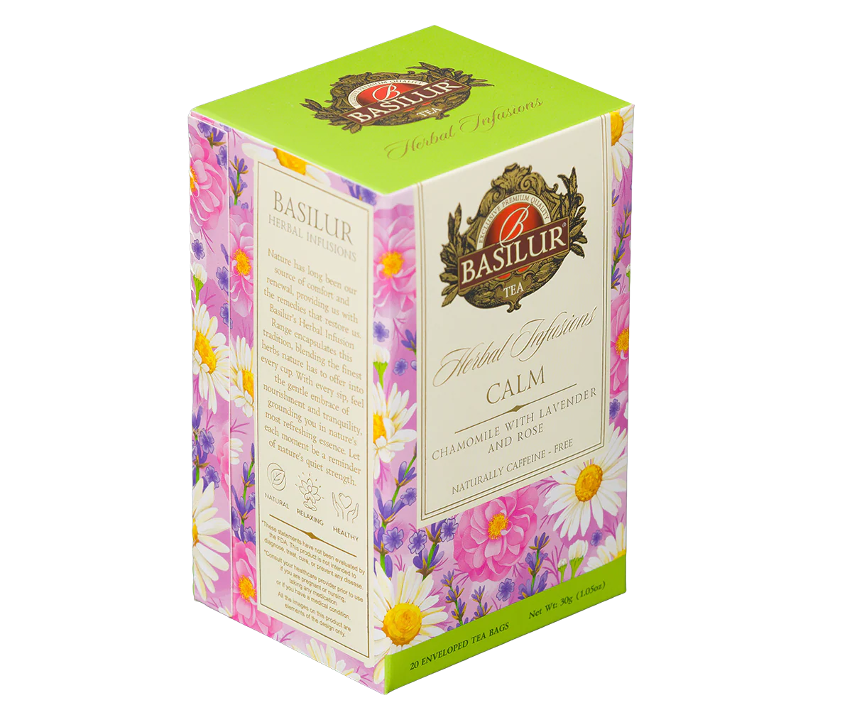 Basilur Herbal Infusions - Calm - 20 Enveloped Tea Bags