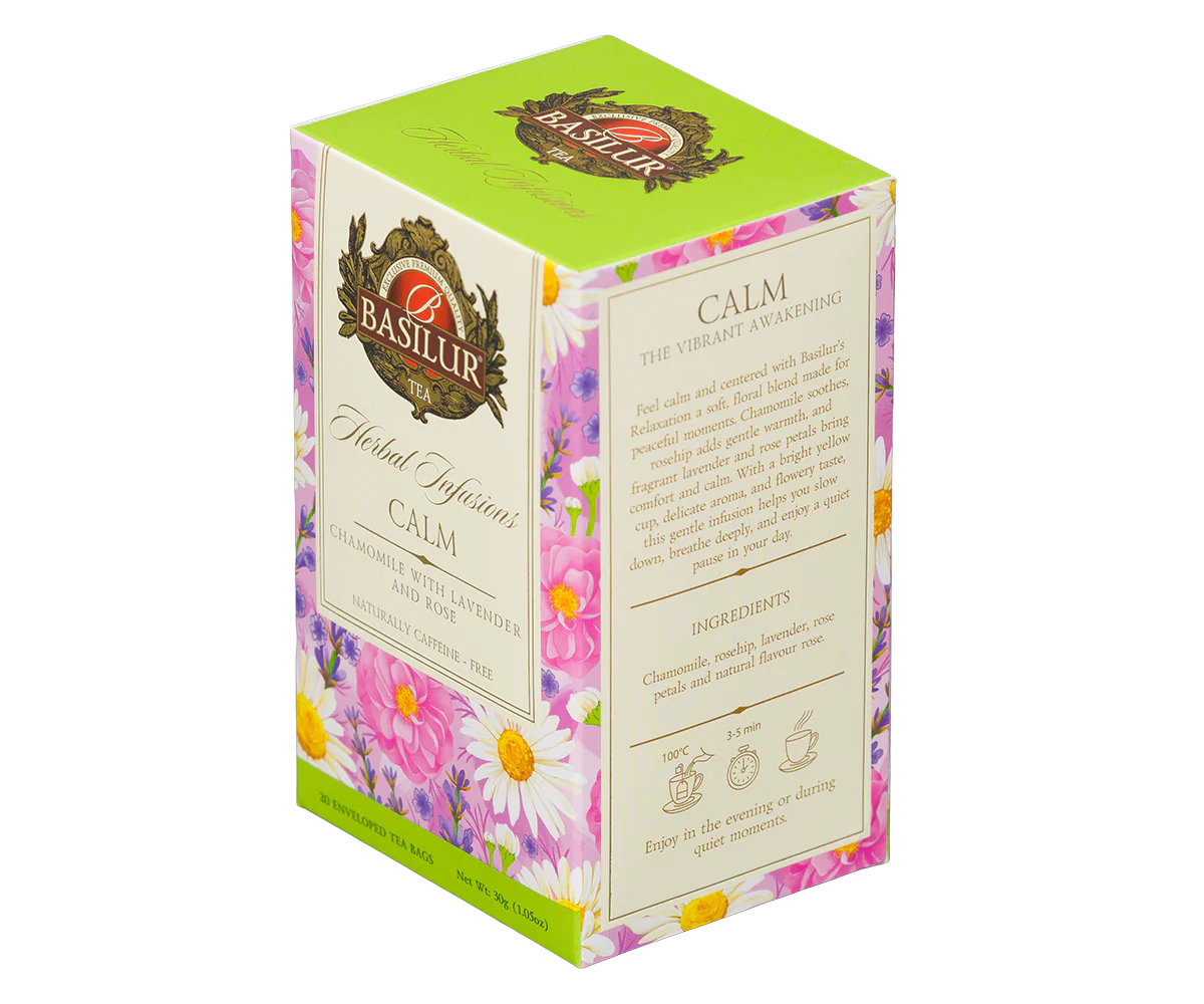 Basilur Herbal Infusions - Calm - 20 Enveloped Tea Bags - Image 4