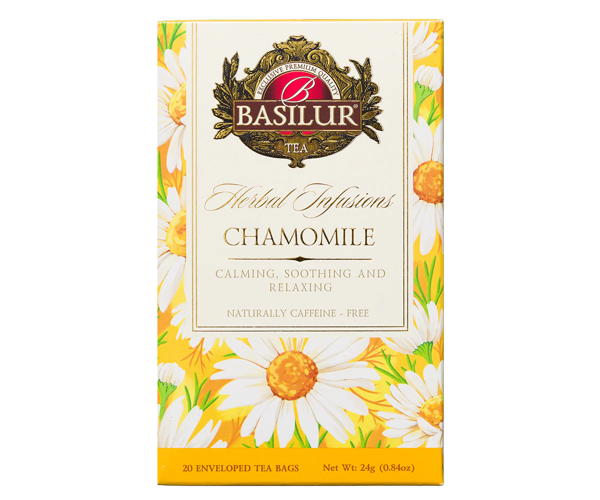 Basilur Herbal Infusions - Chamomile - 20 Enveloped Tea Bags - Image 4