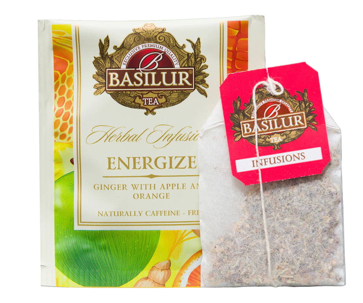 Basilur Herbal Infusions - Energize - 20 Enveloped Tea Bags - Image 4
