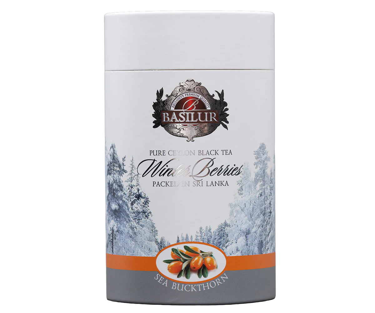 Basilur Winter Berries - Sea Buckthorn- 75g Ceylon Black tea