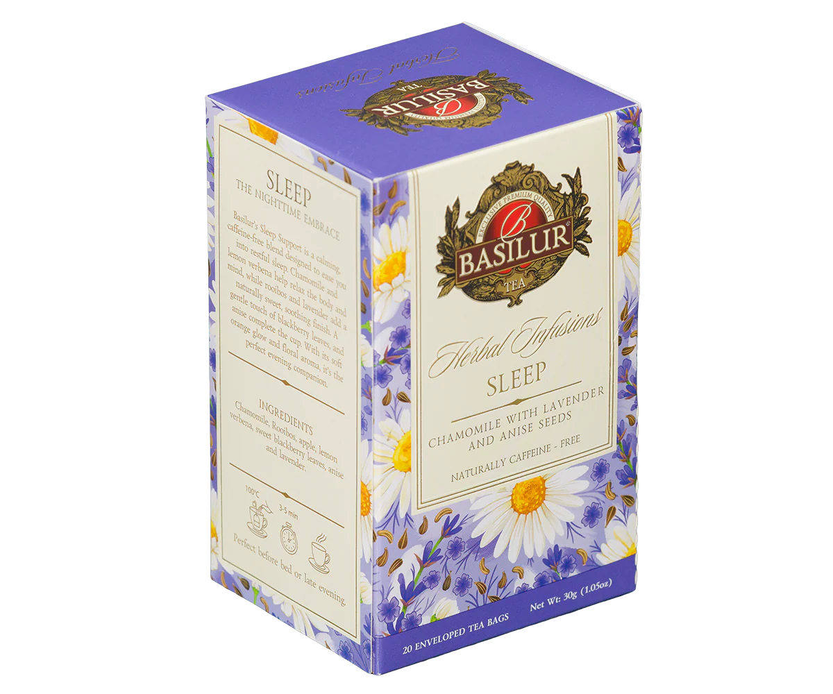 Basilur Herbal Infusions - Sleep - 20 Enveloped Tea Bags