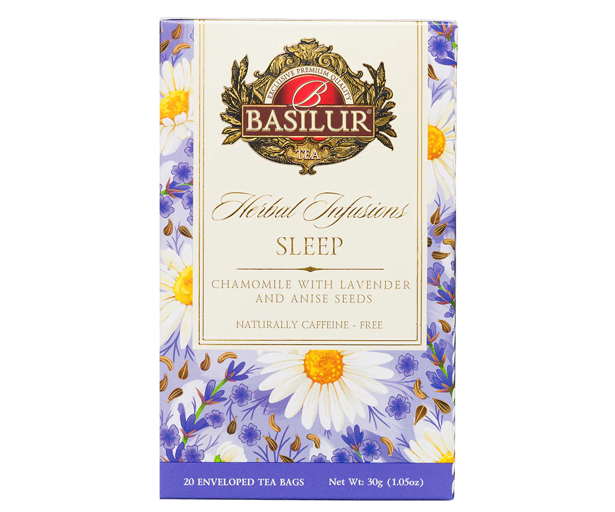 Basilur Herbal Infusions - Sleep - 20 Enveloped Tea Bags - Image 3