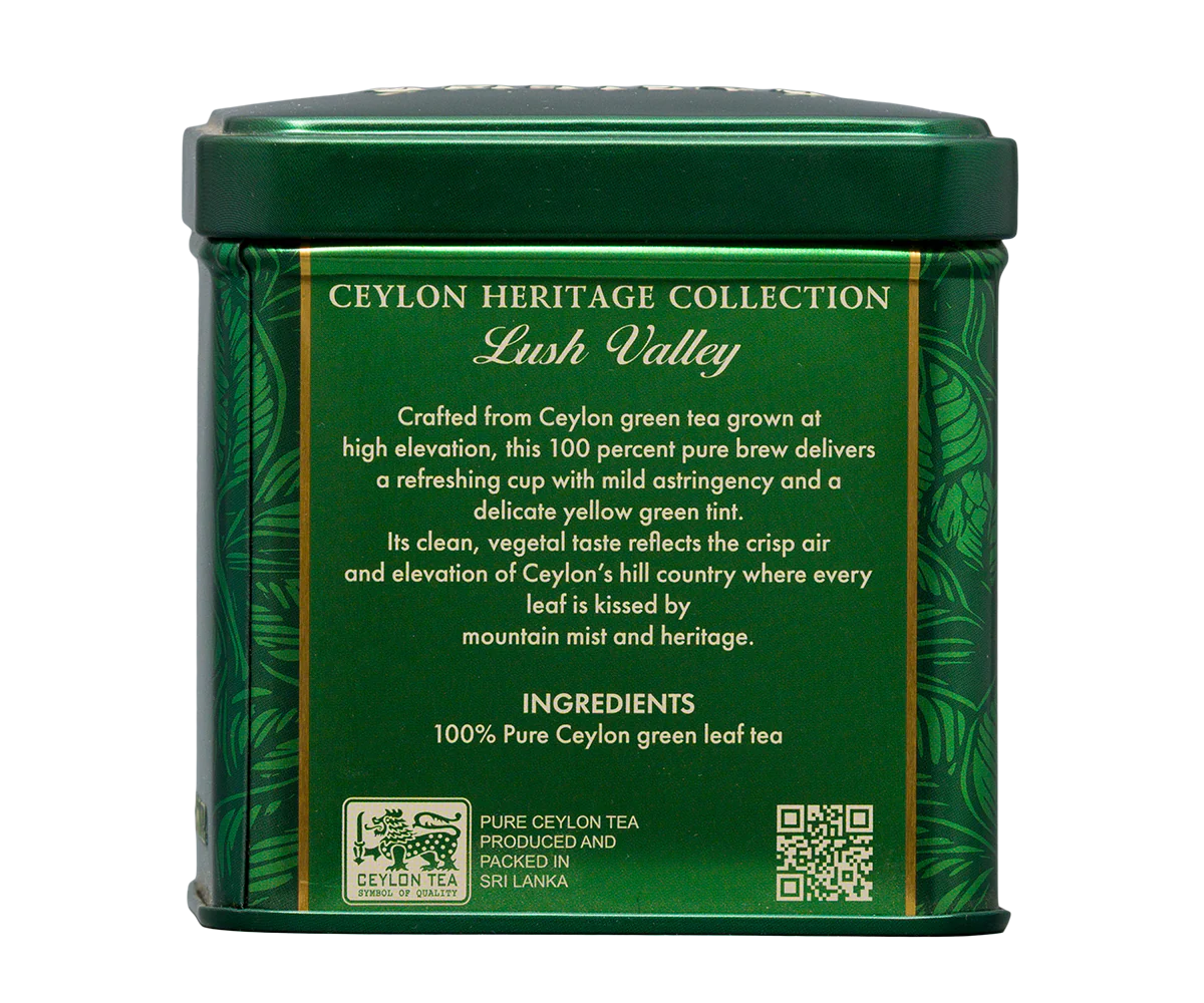 Ceylon Heritage Lush Valley - 50g Loose Leaf Green Tea - Image 5