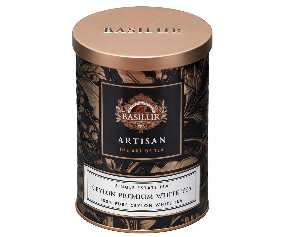 Ceylon Premium White Tea Tin - 25g Loose Leaf White Tea - Image 5