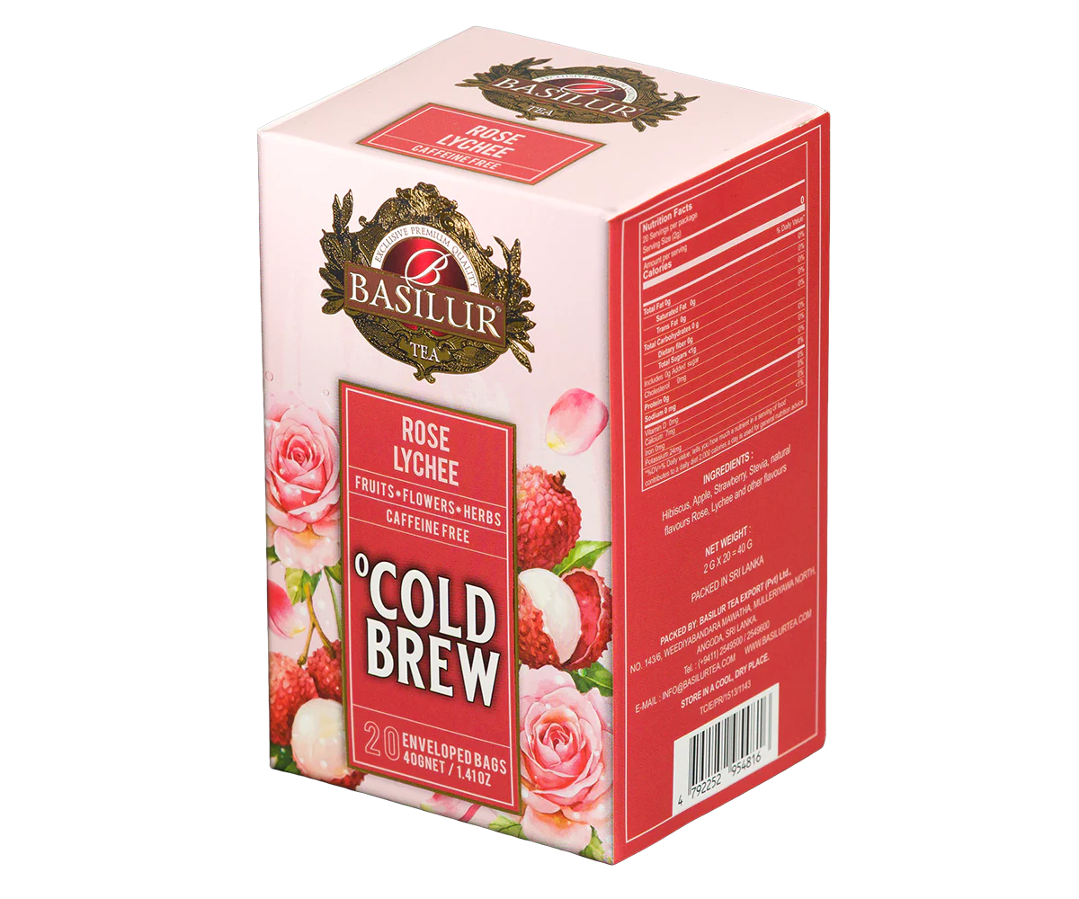Cold Brew - Rose Lychee - 20 Enveloped Tea Bags - Image 5