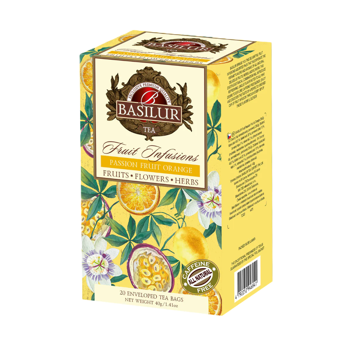 Magic Fruits - Passion Fruit Orange - 20 Enveloped Tea Bags
