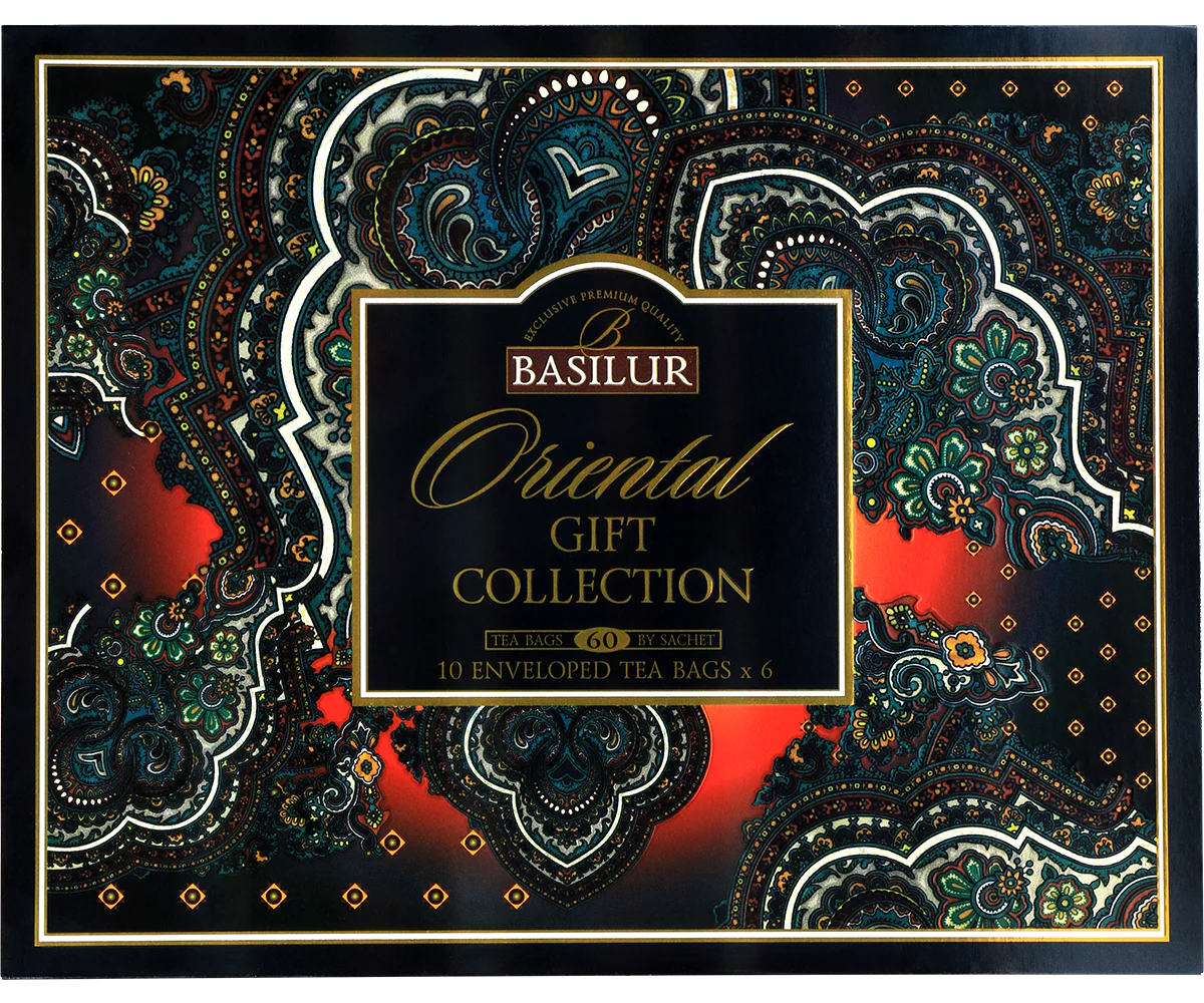 Oriental Collection Assorted Gift- 60 Enveloped Tea Bags - 4 Flavours of Green And Black Teas - Image 2